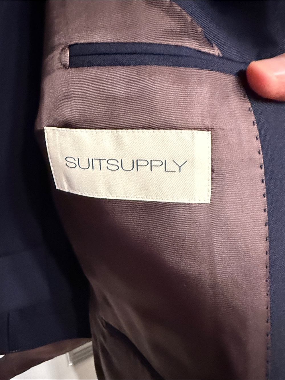 Men's Classic Navy Two-Button Suit 
Suitsupply - Picture 2 of 5